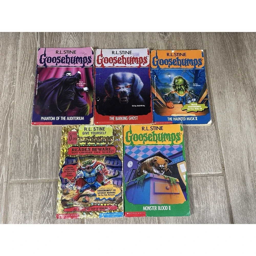 R.L. Stine 1st Print Edition Goosebumps Book Bundle - Assorted Lot - Horrorcore